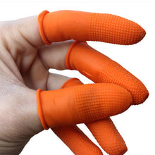 Rubber padded thick finger sleeve