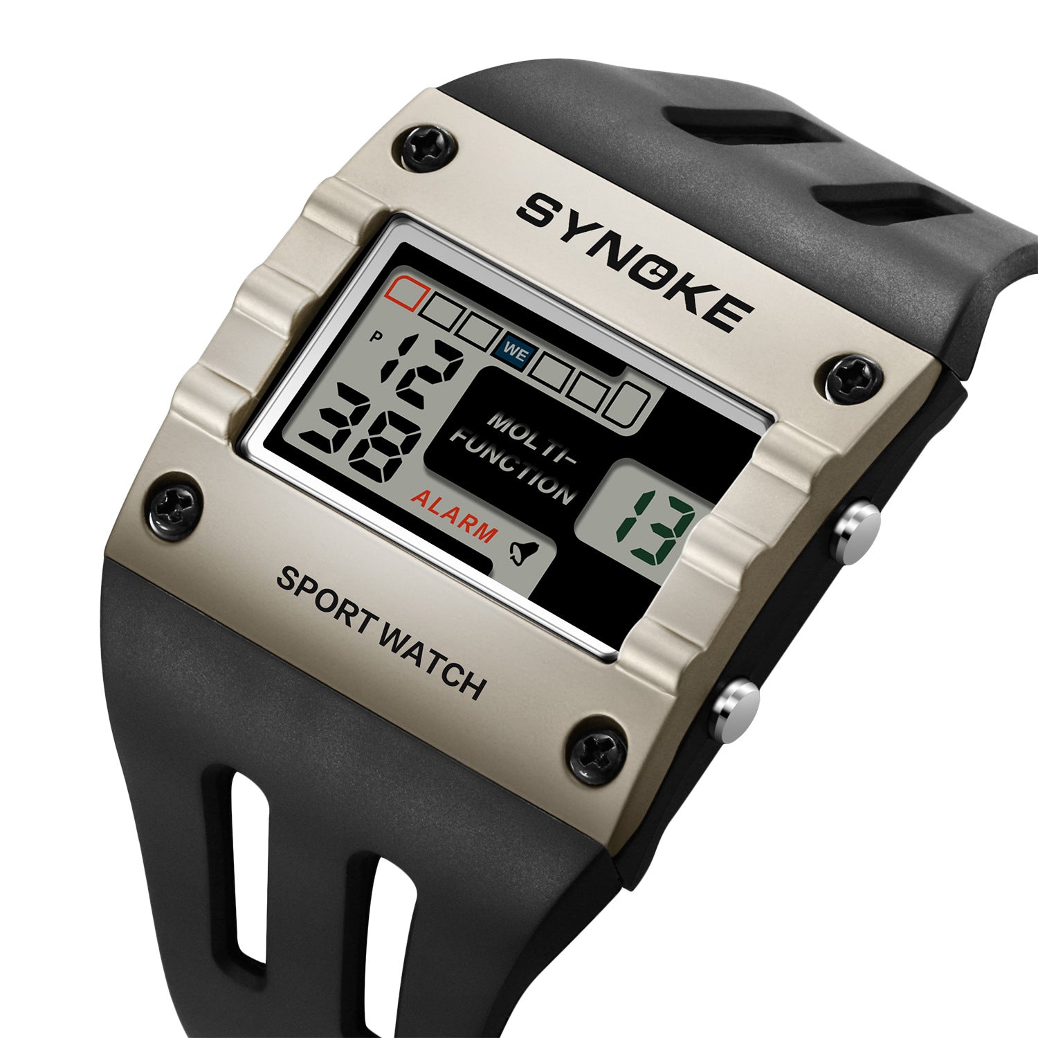 Mens Alloy Sports Smartwatch With A Large Display And Water-Resistant Design