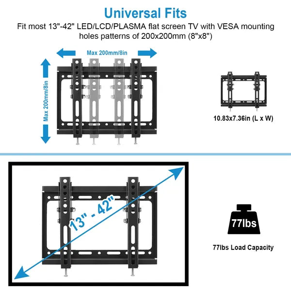 TV Wall Mount Bracket Tilt