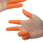 Rubber padded thick finger sleeve