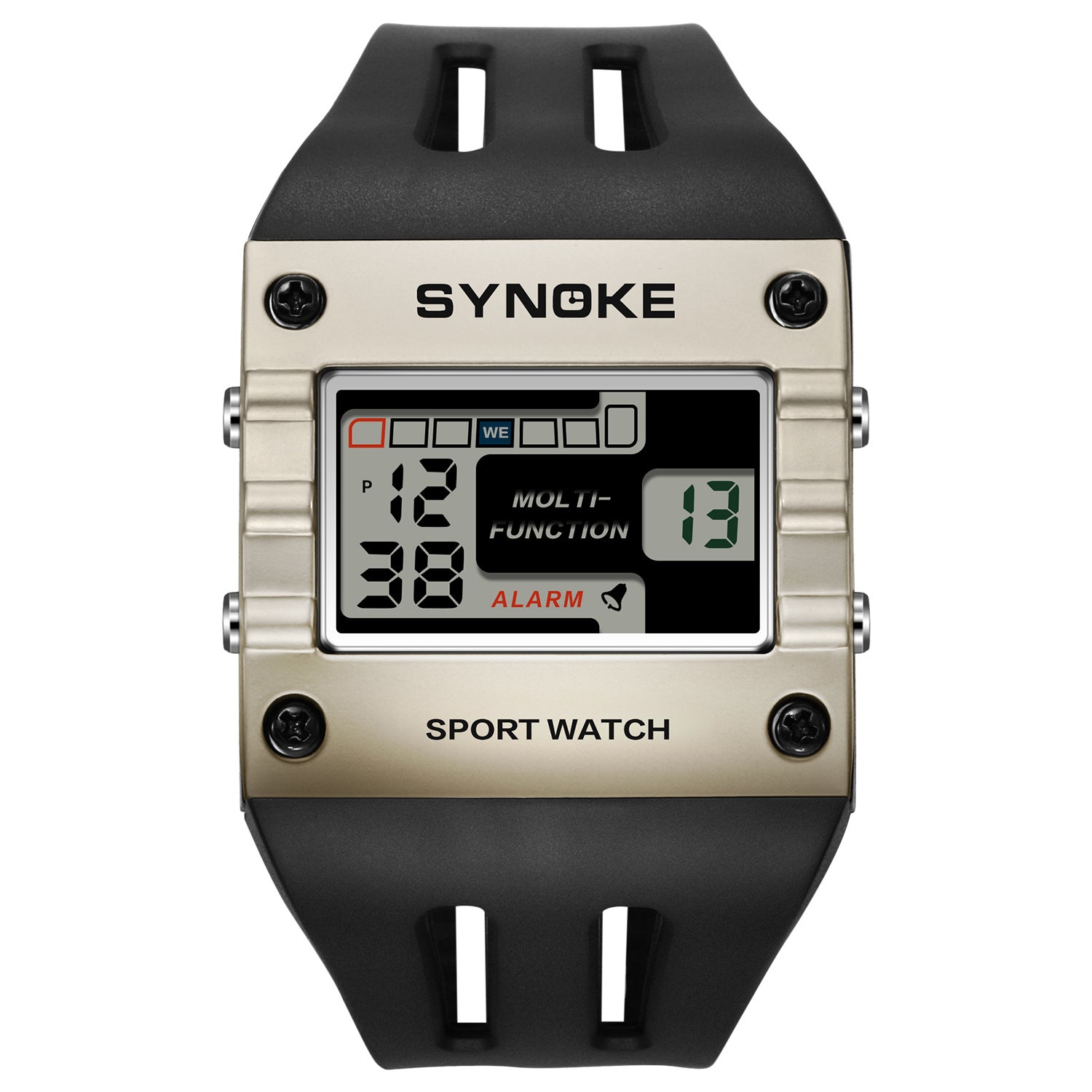 Mens Alloy Sports Smartwatch With A Large Display And Water-Resistant Design