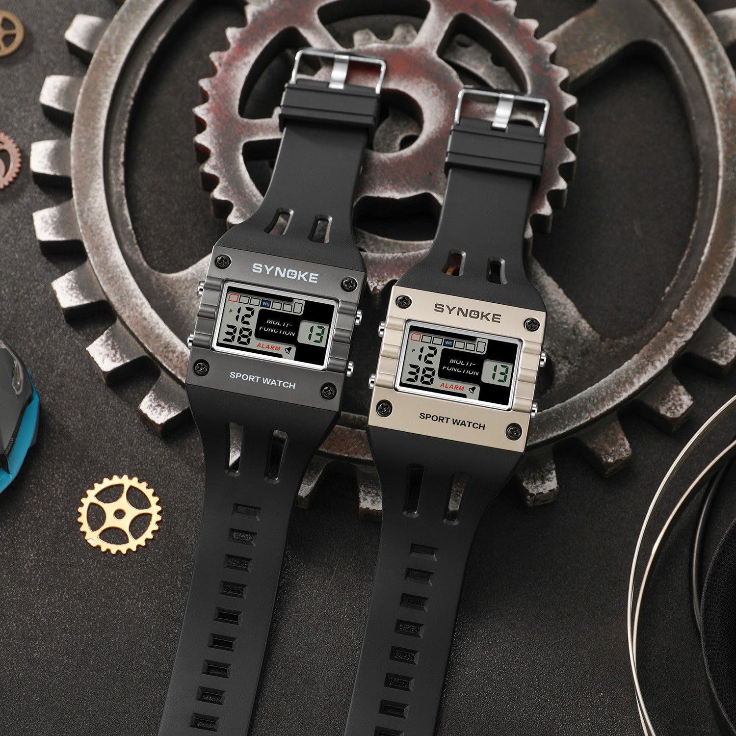 Mens Alloy Sports Smartwatch With A Large Display And Water-Resistant Design