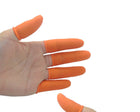 Rubber padded thick finger sleeve