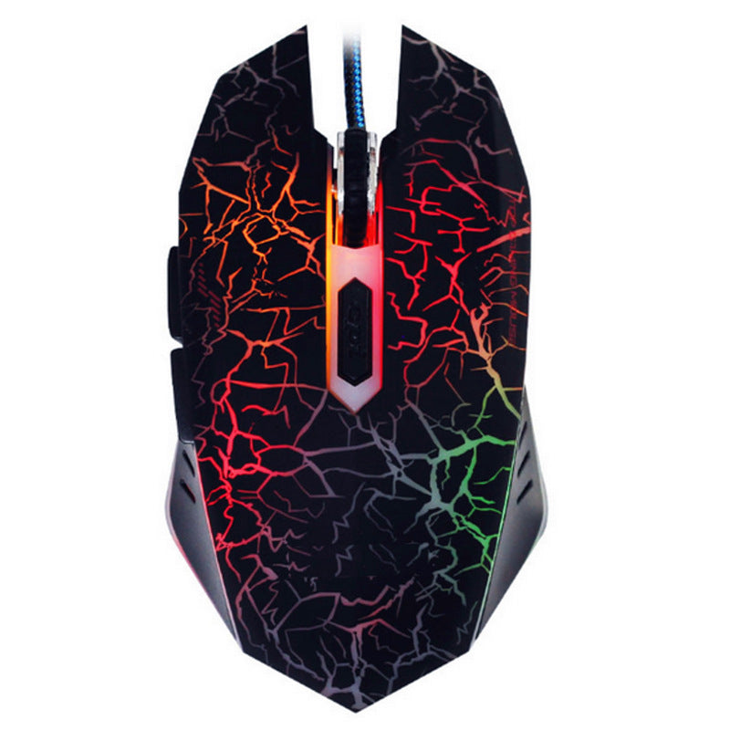 Tricolor backlight wired gaming keyboard